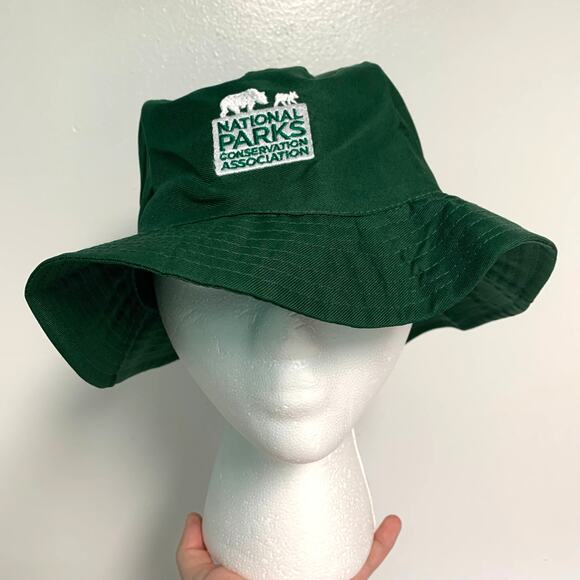 National Parks Conservation Association Embroidered Green Bucket Hat - Picture 1 of 4